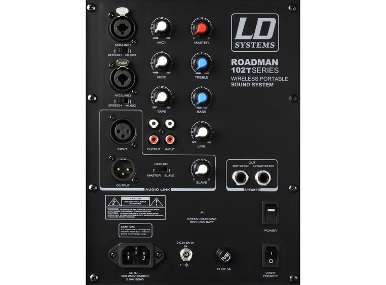 LD Systems Roadman 102 - Portable PA Speaker with Headset 